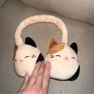 Squishmallow Cam The Calico Cat Plush Headphones Rare Collectible Christmas Gift